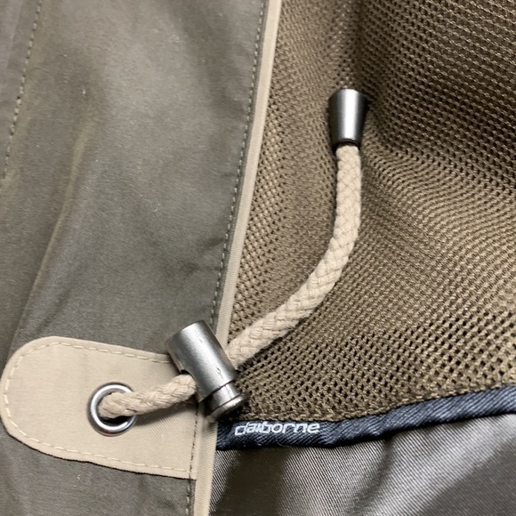 Claiborne Outerwear Mens Microfibre Jacket Small Olive Green - Picture 10 of 16